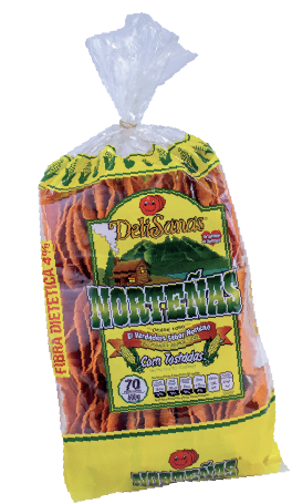 Tostada norteña roja DeliSanas 600g